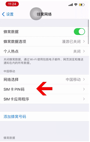 沙县苹果14维修网分享如何给iPhone14的SIM卡设置密码 