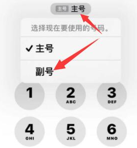 沙县苹果14维修店分享iPhone 14 Pro Max使用副卡打电话的方法 